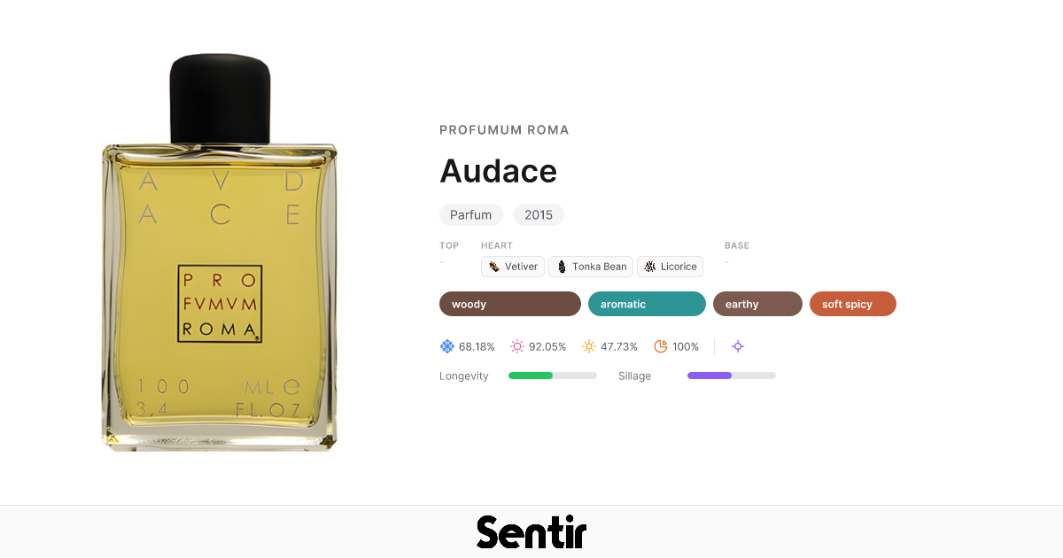 Audace by Profumum Roma | Woody Aromatic Fragrance